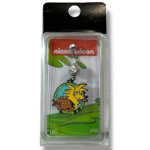 Nickelodeon Angry Beavers 14 Gauge 316L Belly Button Navel Ring